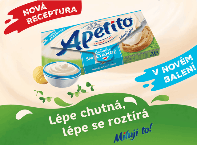 Apetito přichází v novém kabátě a s vylepšenou recepturou!