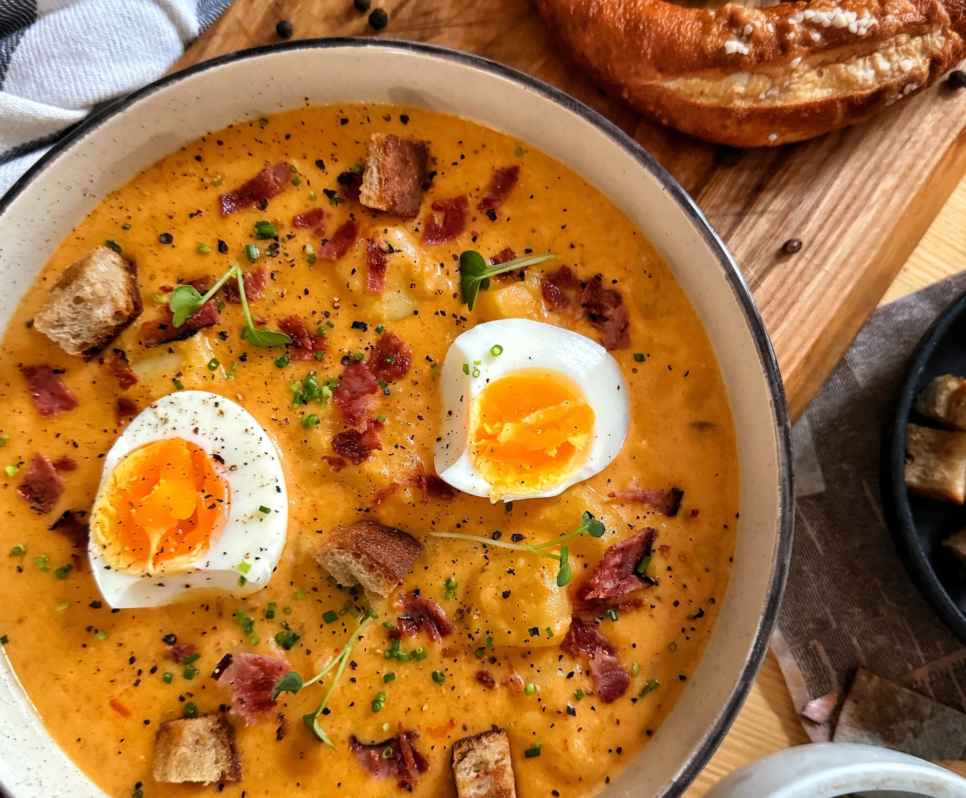 Demikát - slovenská bryndzová polévka