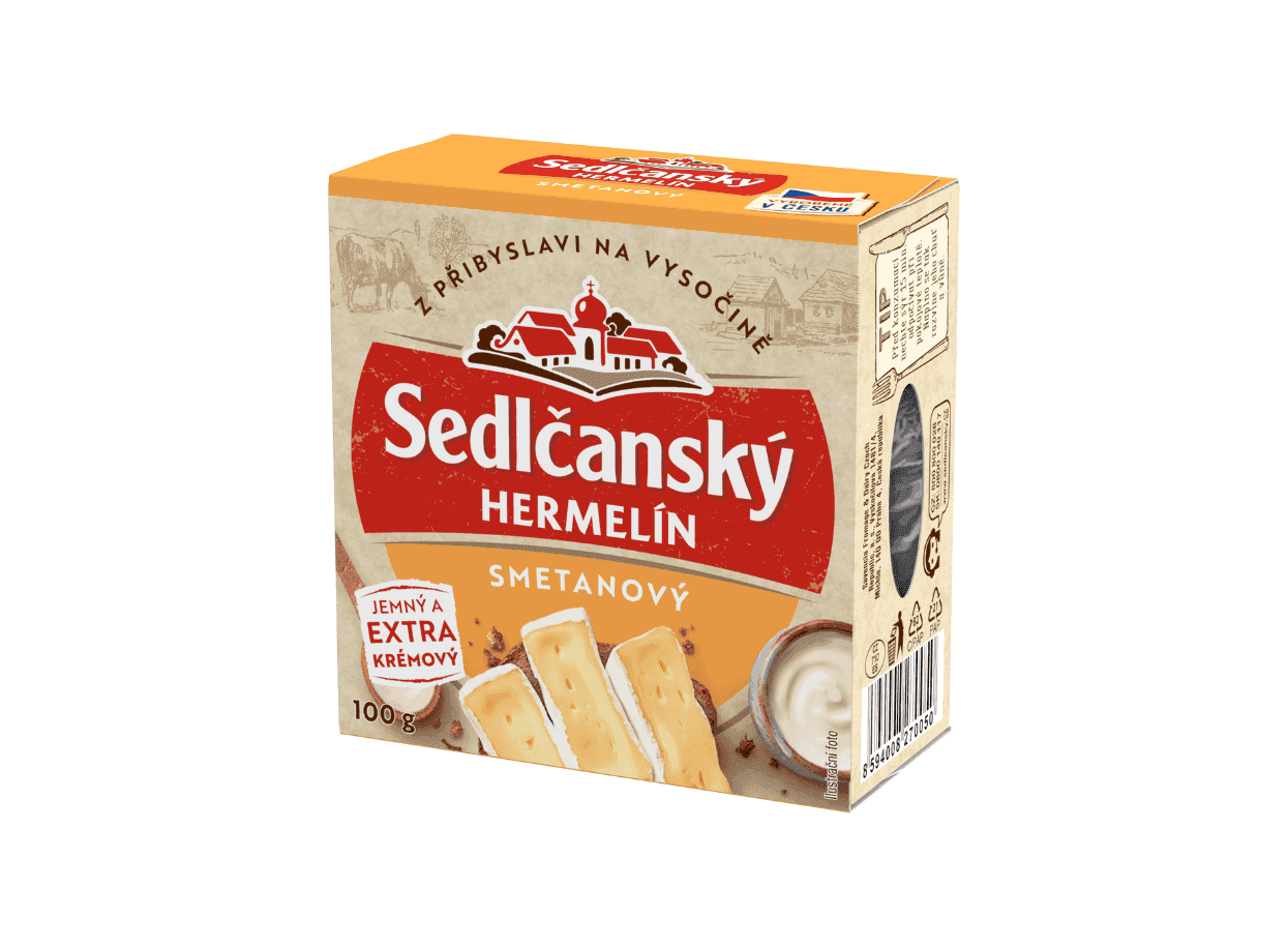 Sedlčanský Hermelín Smetanový 100 g.png