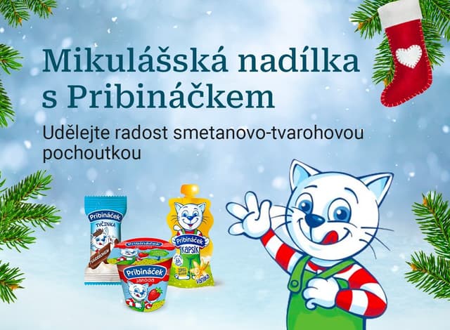 Mikulášská nadílka s Pribináčkem